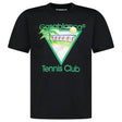 Casablanca Tennis Club T-Shirt in Black - Boinclo - Outlet Sale Under Retail
