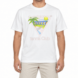 Casablanca Tennis Club T-Shirt in White - Boinclo - Outlet Sale Under Retail