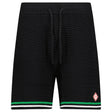 Casablanca Tennis Crochet Shorts in Black - Boinclo - Outlet Sale Under Retail