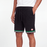 Casablanca Tennis Crochet Shorts in Black - Boinclo - Outlet Sale Under Retail