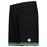 Casablanca Tennis Crochet Shorts in Black - Boinclo - Outlet Sale Under Retail