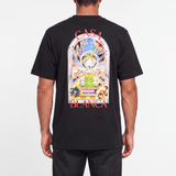 Casablanca Tennis Landscape Short Sleeve T-Shirt in Black - Boinclo - Outlet Sale Under Retail