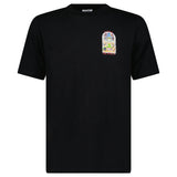 Casablanca Tennis Landscape Short Sleeve T-Shirt in Black - Boinclo - Outlet Sale Under Retail