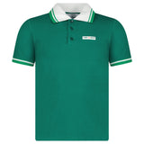 Casablanca Textured Polo Shirt Evergreen - Boinclo - Outlet Sale Under Retail