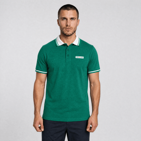 Casablanca Textured Polo Shirt Evergreen - Boinclo - Outlet Sale Under Retail