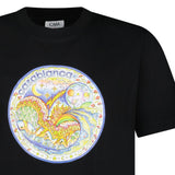 Casablanca The Four Elements T-Shirt in Black - Boinclo - Outlet Sale Under Retail