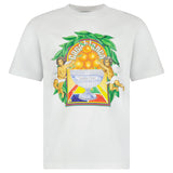 Casablanca Triomphe D'Orange Short Sleeve T‑Shirt in White - Boinclo - Outlet Sale Under Retail