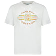 Casablanca ‘Unity Is Power’ T-Shirt in White - Boinclo - Outlet Sale Under Retail