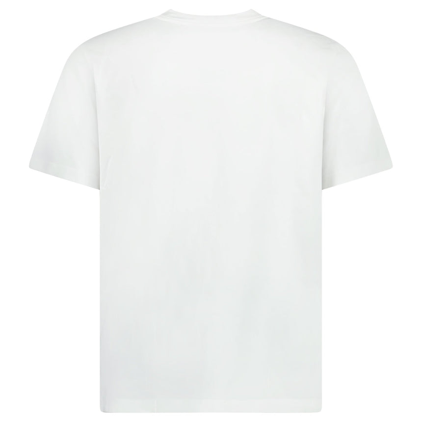 Casablanca Volcano Graphic Print T-Shirt in White - Boinclo - Outlet Sale Under Retail