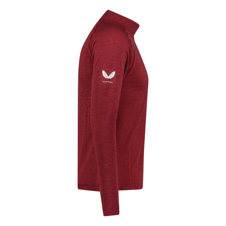 Castore Seamless Long Sleeve Golf Mock Neck Cabernet Red - Boinclo - Outlet Sale Under Retail