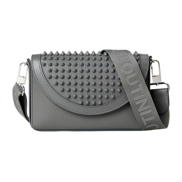 Christian Louboutin Explorafunk Wallet on Chain in Smoke Grey - Boinclo - Outlet Sale Under Retail