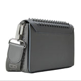 Christian Louboutin Explorafunk Wallet on Chain in Smoke Grey - Boinclo - Outlet Sale Under Retail