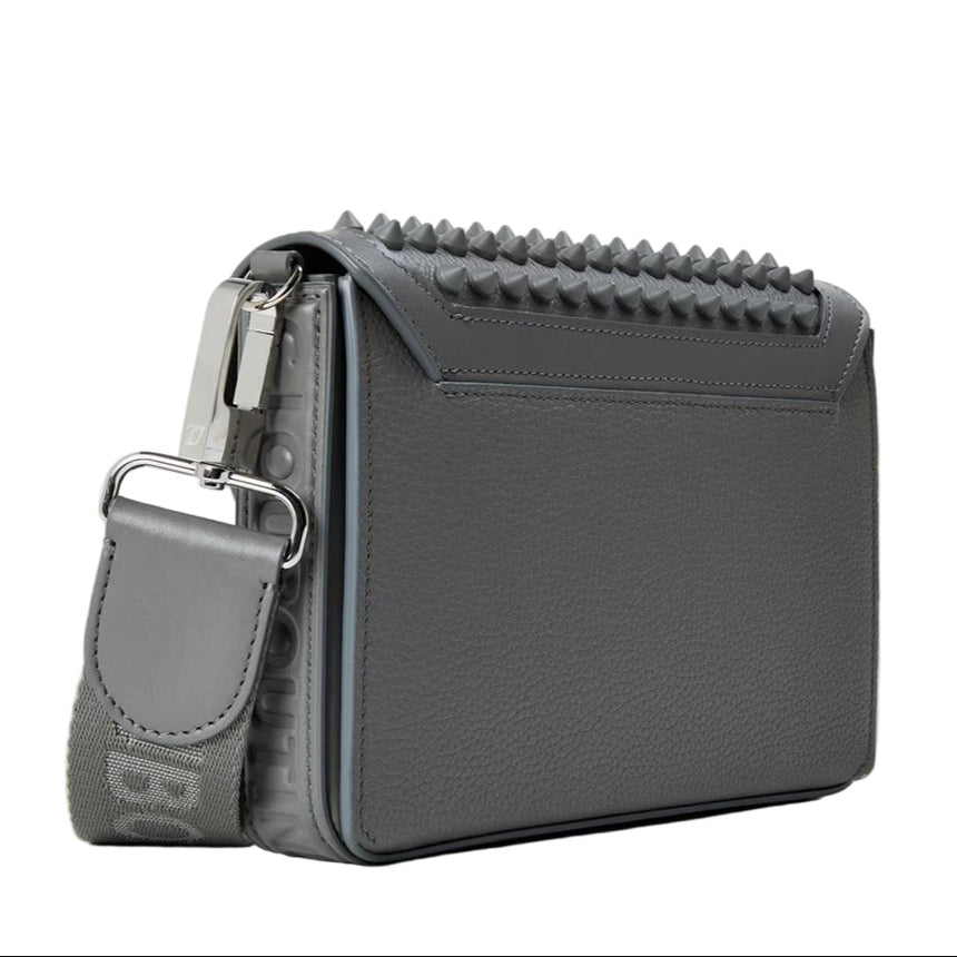 Christian Louboutin Explorafunk Wallet on Chain in Smoke Grey - Boinclo - Outlet Sale Under Retail