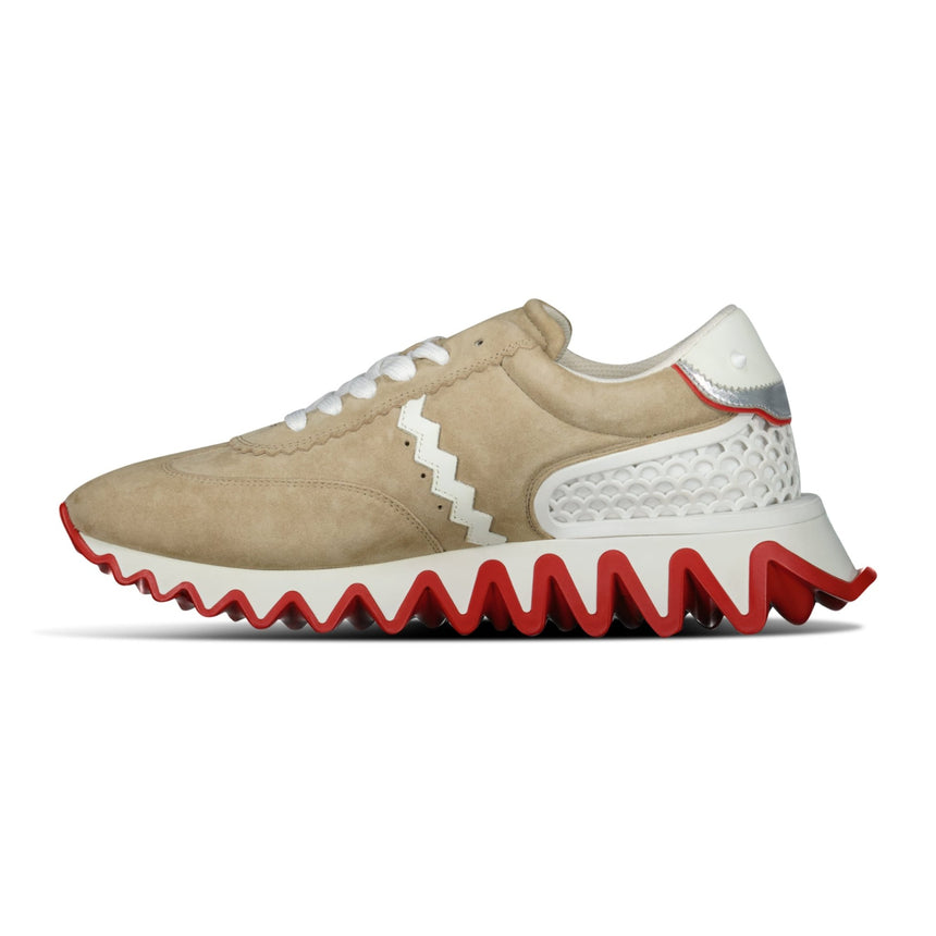 Christian Louboutin Loubishark Suede Trainers in Beige - Boinclo - Outlet Sale Under Retail