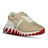 Christian Louboutin Loubishark Suede Trainers in Beige - Boinclo - Outlet Sale Under Retail