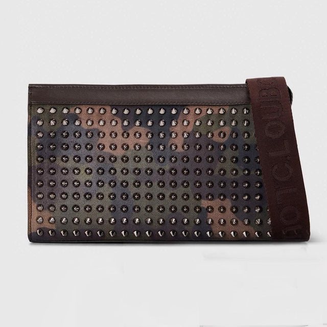 Christian Louboutin Funky Crossbody Bag in Café Green Met - Boinclo - Outlet Sale Under Retail