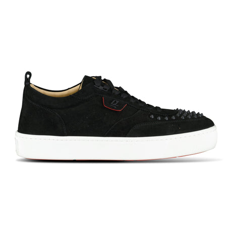 Christian Louboutin Happy Rui Suede Low Top Trainers Black - Boinclo - Outlet Sale Under Retail