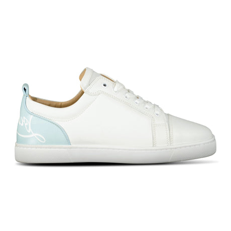 Christian Louboutin Louis Junior Flat Fun Trainers in White - Boinclo - Outlet Sale Under Retail