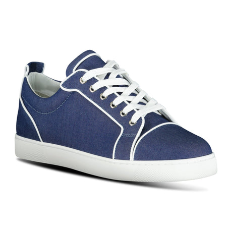 Christian Louboutin 'Varsijunior' Sneakers Denim & White - Boinclo ltd - Outlet Sale Under Retail