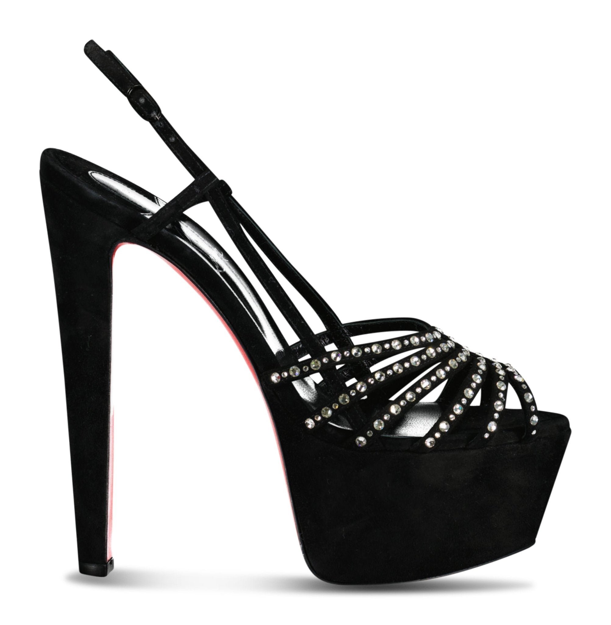 Christian Louboutin Vegastrassima Alta 160mm Platform Heels Black