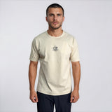 CP Company 1020 Jersey Short Sleeve Embroidery T-Shirt in Beige - Boinclo - Outlet Sale Under Retail