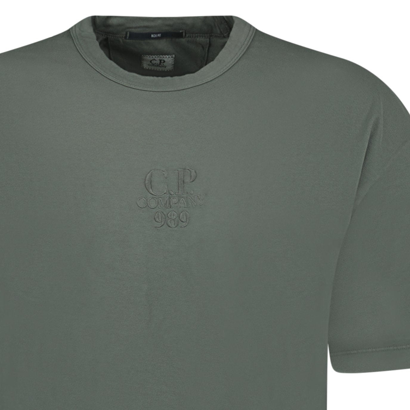 CP Company 20/1 Jersey Boxy Logo T-Shirt Grape Leaf - Outlet
