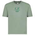 CP Company 20/1 Jersey Boxy Logo T-Shirt Thyme Green - Boinclo - Outlet Sale Under Retail