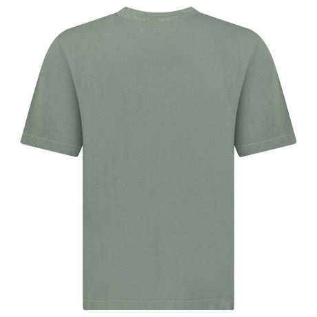 CP Company 24/1 Piquet Pigment Dyed T-Shirt in Gunmetal Grey - Boinclo - Outlet Sale Under Retail