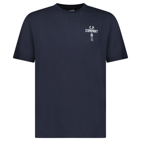 CP Company 30/1 Jersey British Sailor T-Shirt in Navy - Boinclo - Outlet Sale Under Retail