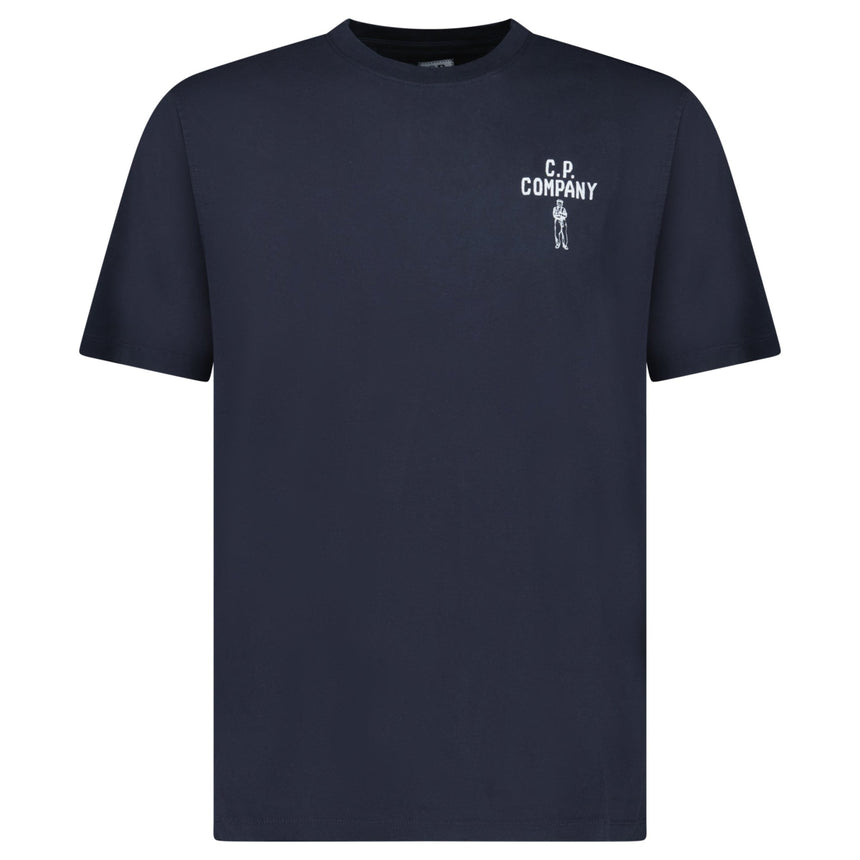CP Company 30/1 Jersey British Sailor T-Shirt in Navy - Boinclo - Outlet Sale Under Retail