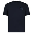 CP Company 30/1 Jersey Comfort Logo T-Shirt in Navy Blue - Boinclo - Outlet Sale Under Retail