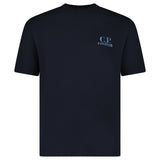 CP Company 30/1 Jersey Comfort Logo T-Shirt in Navy Blue - Boinclo - Outlet Sale Under Retail