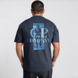CP Company 30/1 Jersey Comfort Logo T-Shirt in Navy Blue - Boinclo - Outlet Sale Under Retail