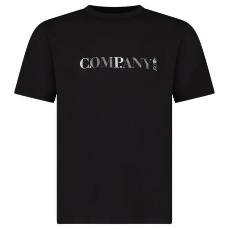 CP Company 30/1 Jersey Short Sleeve Chest Logo T-Shirt in Black - Boinclo - Outlet Sale Under Retail