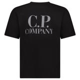 CP Company 30/1 Jersey Short Sleeve Logo T-Shirt in Black - Boinclo - Outlet Sale Under Retail