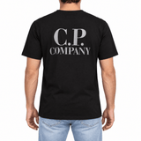CP Company 30/1 Jersey Short Sleeve Logo T-Shirt in Black - Boinclo - Outlet Sale Under Retail