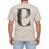 CP Company 30/1 Jersey Short Sleeve Logo T-Shirt in Dove Beige - Boinclo - Outlet Sale Under Retail