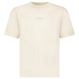 CP Company 30/1 Jersey Short Sleeve Logo T-Shirt in Frozen Dew Beige - Boinclo - Outlet Sale Under Retail