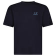 CP Company 30/1 Jersey Short Sleeve Logo T-Shirt in Navy - Boinclo - Outlet Sale Under Retail