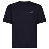 CP Company 30/1 Jersey Short Sleeve Logo T-Shirt in Navy - Boinclo - Outlet Sale Under Retail