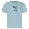 CP Company 30/1 Jersey Short Sleeve Printed T-Shirt in Blue - Boinclo - Outlet Sale Under Retail