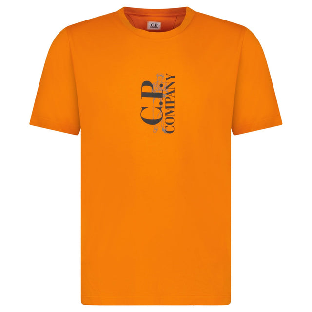 CP Company 30/1 Sailor Logo T-Shirt Russet Orange - Boinclo - Outlet Sale Under Retail