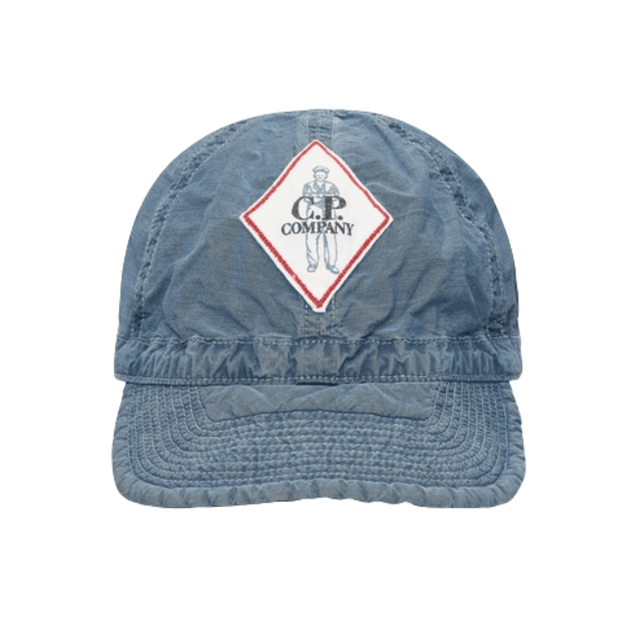 CP Company 50 Fili Cap in Stone Bleach Blue - Boinclo - Outlet Sale Under Retail