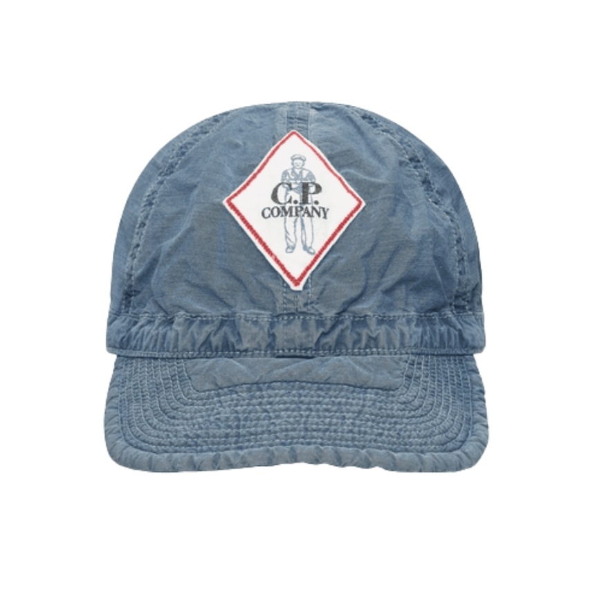CP Company 50 Fili Cap in Stone Bleach Blue - Boinclo - Outlet Sale Under Retail