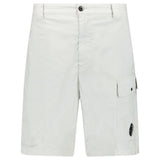 CP Company 50 Fili Lens Cargo Shorts in Blue Fox - Boinclo - Outlet Sale Under Retail