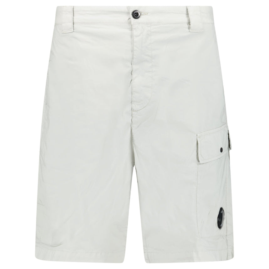CP Company 50 Fili Lens Cargo Shorts in Blue Fox - Boinclo - Outlet Sale Under Retail