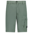CP Company 50 Fili Stretch Loose Lens Cargo Shorts in Laurel Wreath Green - Boinclo - Outlet Sale Under Retail