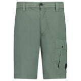 CP Company 50 Fili Stretch Loose Lens Cargo Shorts in Laurel Wreath Green - Boinclo - Outlet Sale Under Retail