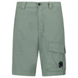 CP Company 50 Fili Stretch Loose Lens Cargo Shorts in Laurel Wreath Green - Boinclo - Outlet Sale Under Retail