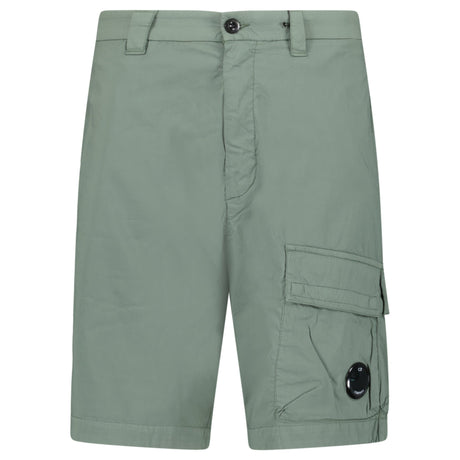 CP Company 50 Fili Stretch Loose Lens Cargo Shorts in Laurel Wreath Green - Boinclo - Outlet Sale Under Retail